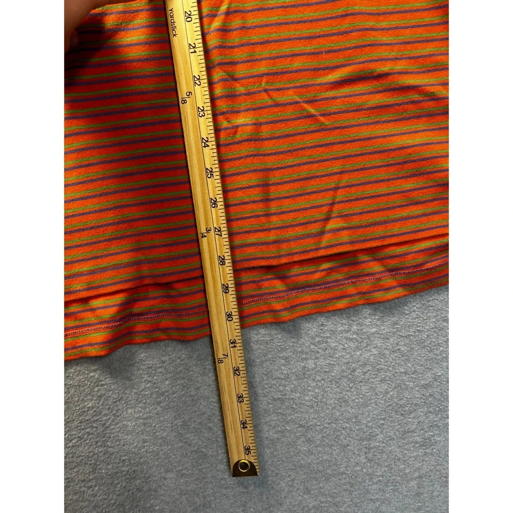 Polo Ralph Lauren Mens XXL Orange‎ Striped Polo Shirt Short Sleeve Cotton